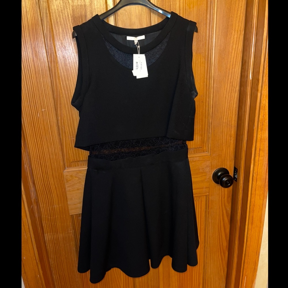 Maje lace mesh, mini dress- size 3